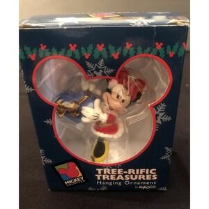 Enesco Minnie Mouse Tree-Rific Treasures Christmas Ornament Disney Heart Present